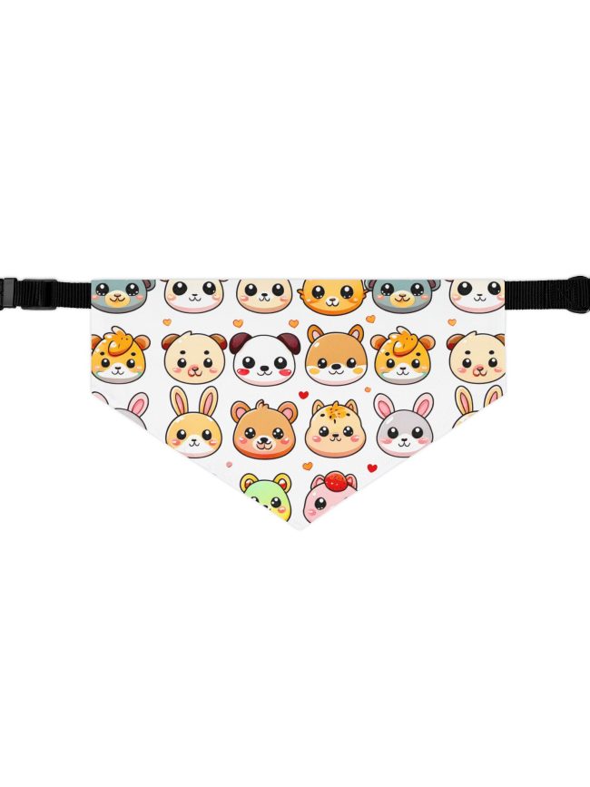 Cute Animal Print Pet Bandana Collar, Adjustable pet scarf, Dog accessory, Birthday gift, Puppy apparel