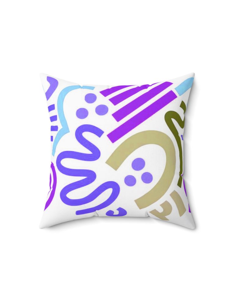 Spun Polyester Square Pillow