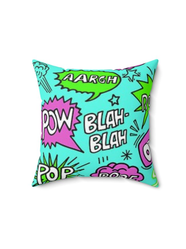 Spun Polyester Square Pillow