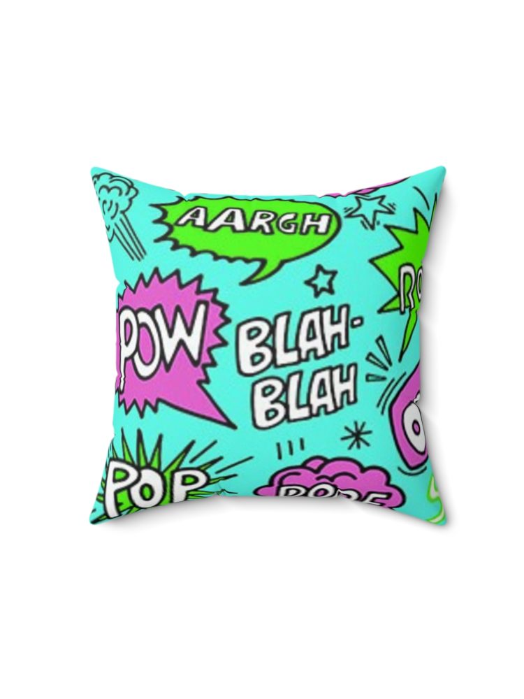 Spun Polyester Square Pillow