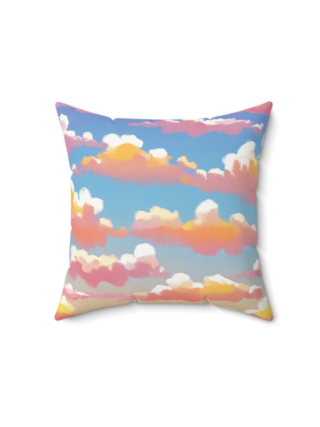 Spun Polyester Square Pillow