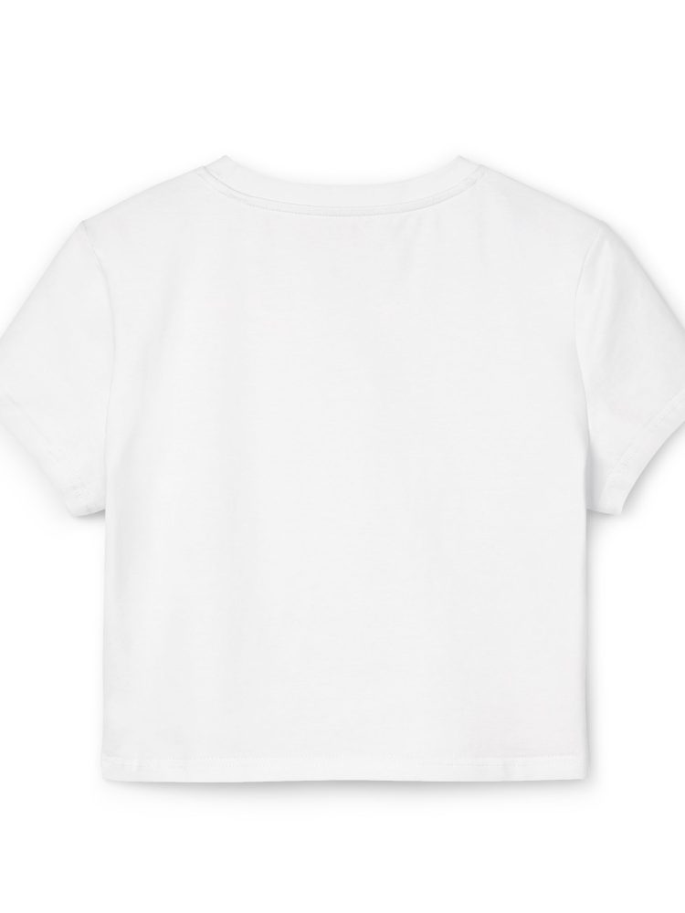 Medusa-Inspired Women's Baby Tee, Trendy Crop Top, Gift for Her, Casual Fashion, Mythical Art Tee, Unique Graphic Shirt