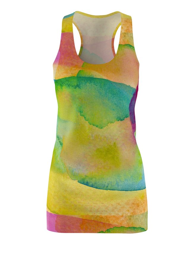 Women's Cut & Sew Racerback Dress (AOP)