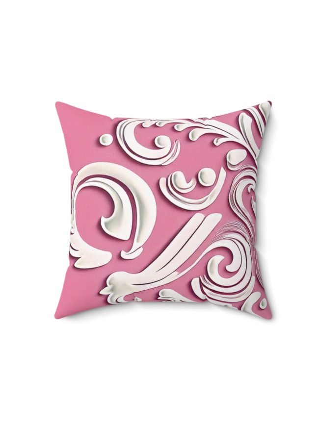Spun Polyester Square Pillow