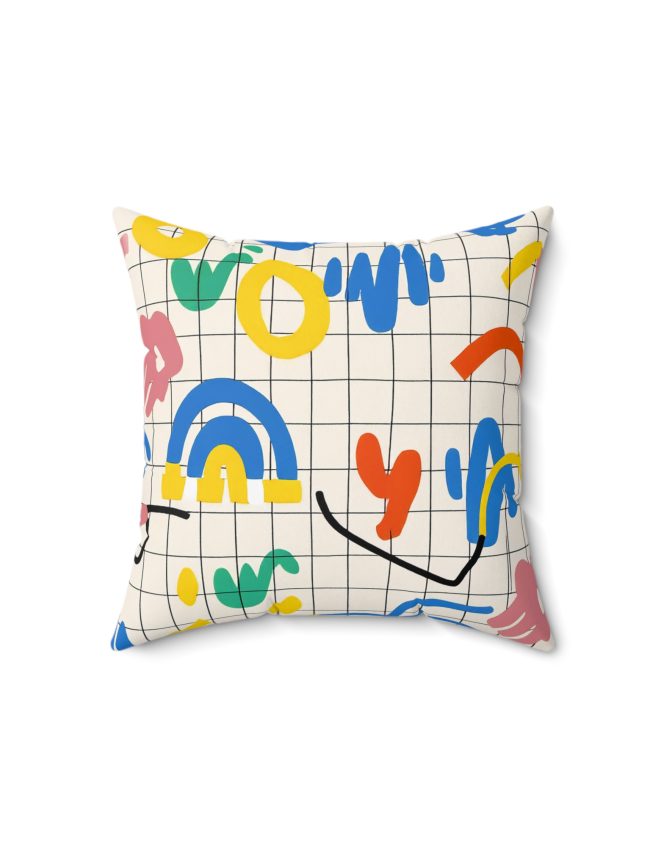 Spun Polyester Square Pillow