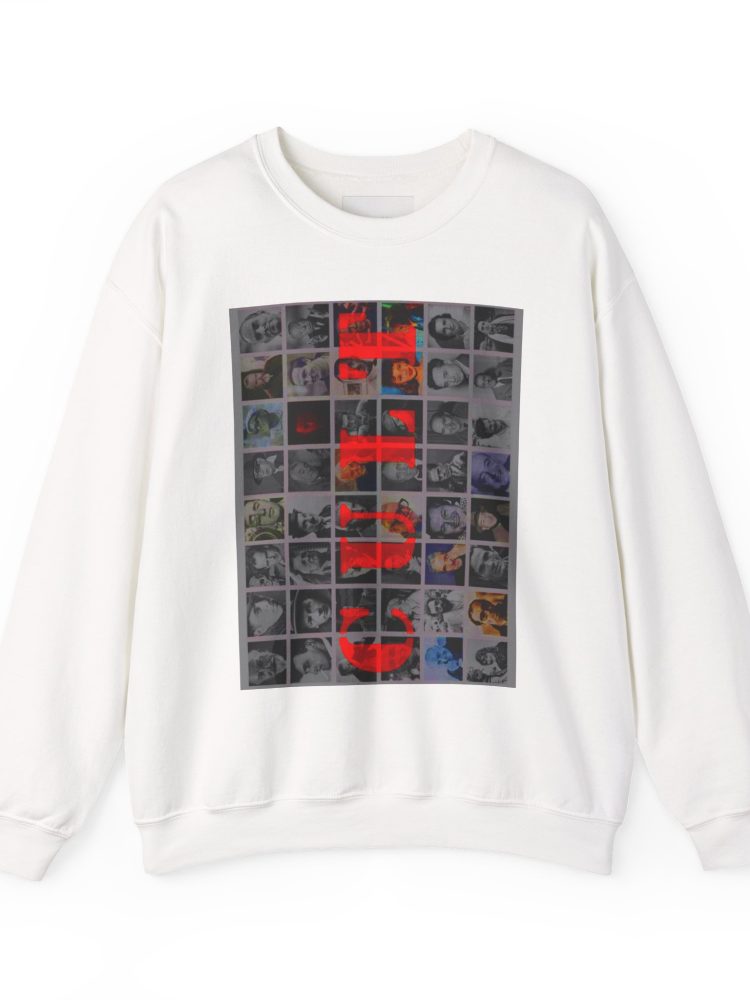 Retro Collage Unisex Crewneck Sweatshirt - Cozy Streetwear, Graphic Sweatshirt, Gift for Him/Her, Casual Outfits, Photo Art Style