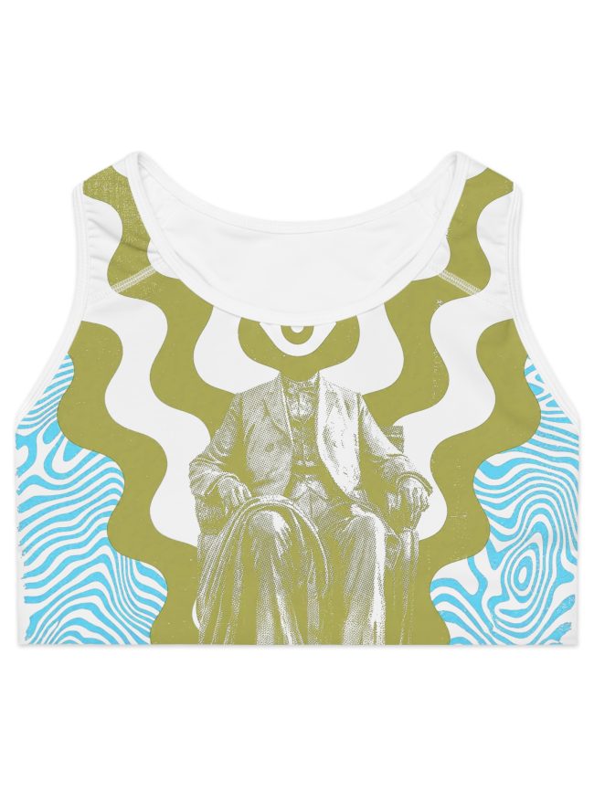 Unique Graphic Sports Bra – Workout Gear, Activewear, Fitness Fashion, Unique Gift, Athleisure Top