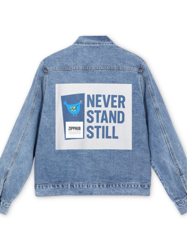 Artistic Unisex Denim Jacket, Vintage Denim Jacket, Graphic Jacket for Men and Women, Casual Jackets, Streetwear, Gift for Him and Her