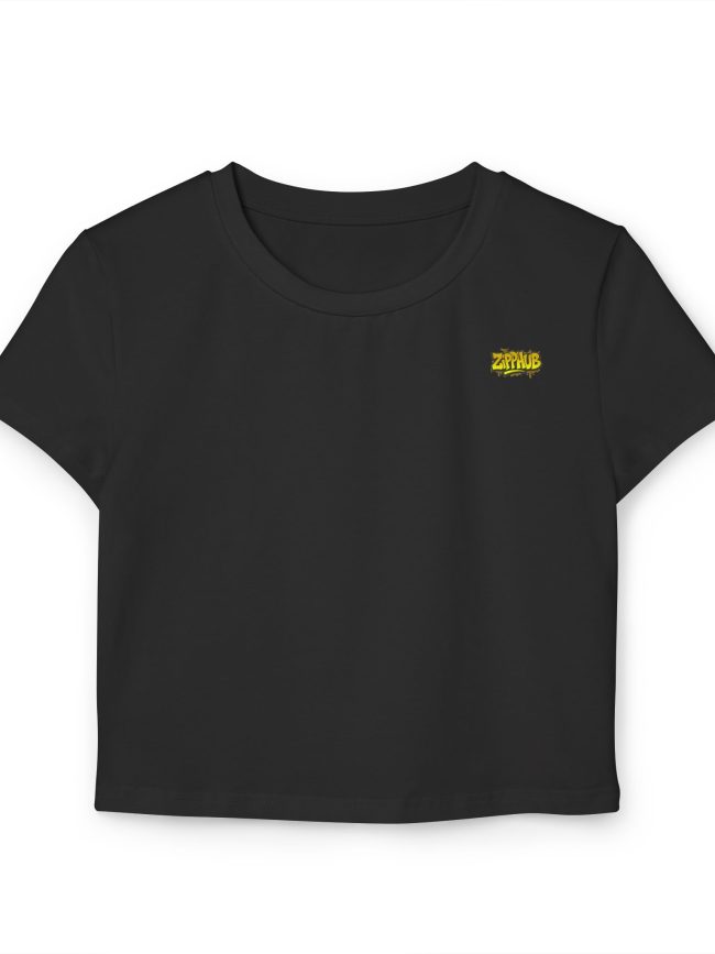 Stylish Women's Baby Tee - Trendy Crop Top for Day Out, Casual Wear, Music Festivals, Gifts, Street Style