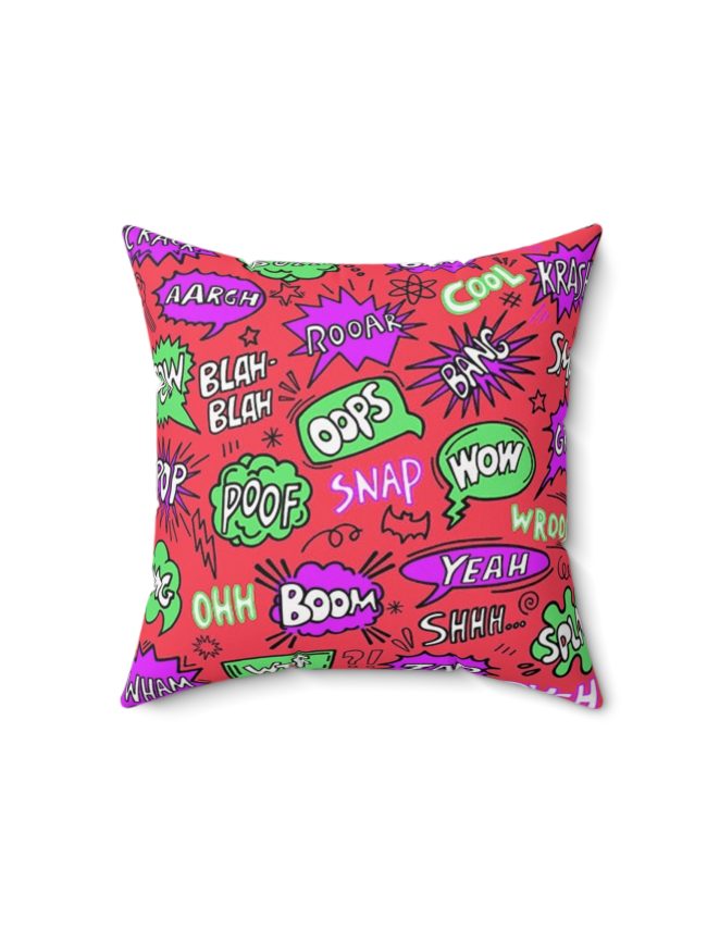 Spun Polyester Square Pillow