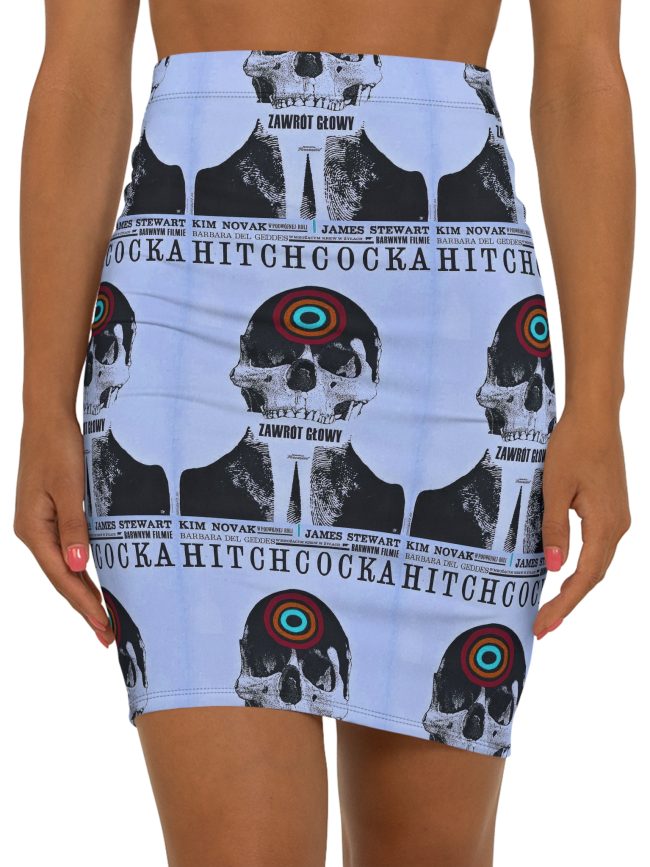 Women's Mid-Waist Pencil Skirt (AOP)