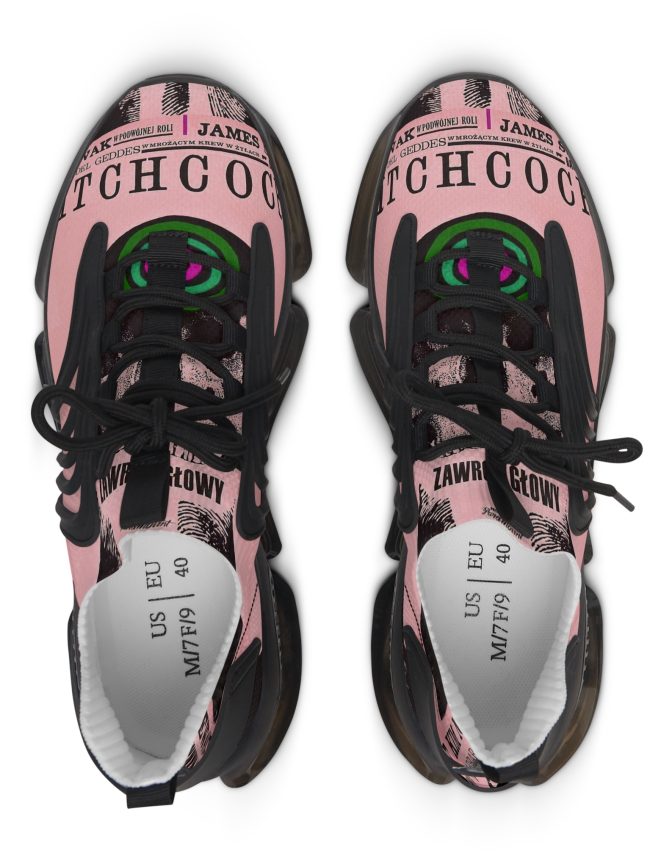Stylish Women's Mesh Sneakers with Trendy Print, Fashion Sneakers, Workout Shoes, Casual Footwear, Spring Fashion, Statement Kicks