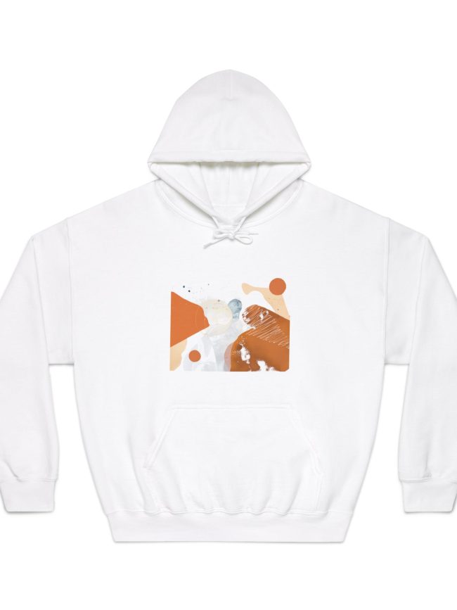Abstract Art Unisex Hooded Sweatshirt | Comfortable Streetwear, Gift for Art Lovers, Cozy Layering, Stylish Gift Idea
