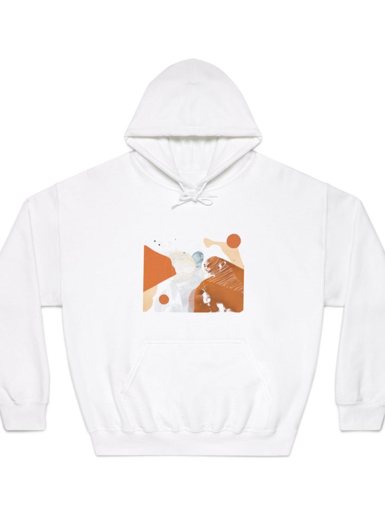 Abstract Art Unisex Hooded Sweatshirt | Comfortable Streetwear, Gift for Art Lovers, Cozy Layering, Stylish Gift Idea