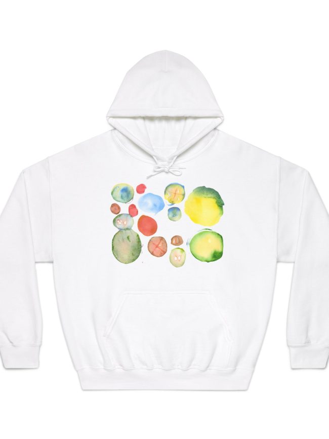 Colorful Watercolor Fruit Hoodie for Art Lovers, Unisex Sweatshirt, Comfy Gift for Nature Lovers, Creative Wear, Unique Apparel