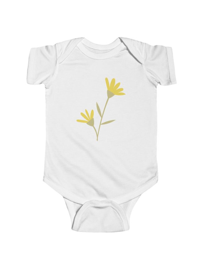 Floral Infant Bodysuit | Cute Baby Outfit, Newborn Gift, Flower Design, Baby Shower Gift, Toddler Clothes
