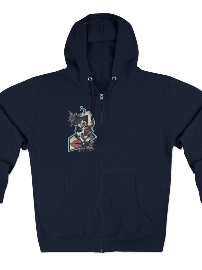 Stylish Unisex Zip Hoodie, Casual Streetwear, Graphic Zip Up, Perfect for Fall and Winter, Gift for Him or Her, Ideal for Everyday Wear