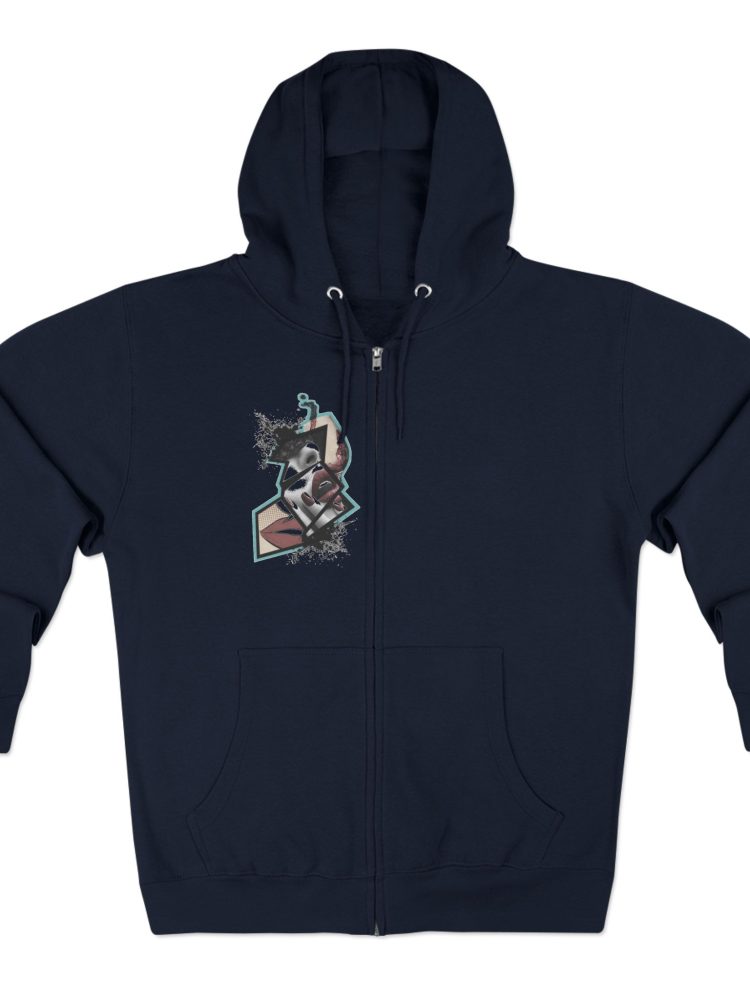 Stylish Unisex Zip Hoodie, Casual Streetwear, Graphic Zip Up, Perfect for Fall and Winter, Gift for Him or Her, Ideal for Everyday Wear