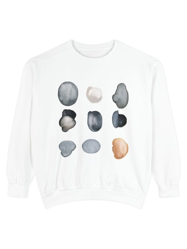 Watercolor Unisex Sweatshirt, Cozy Cotton Garment, Relaxed Fit, Casual Wear, Fall/Winter Fashion, Gift for Art Lovers