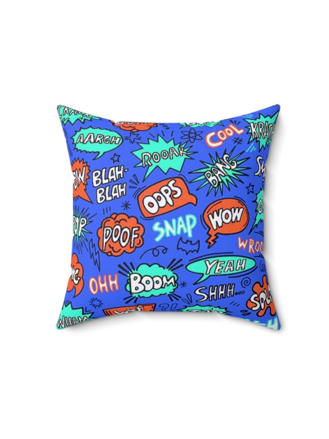 Spun Polyester Square Pillow