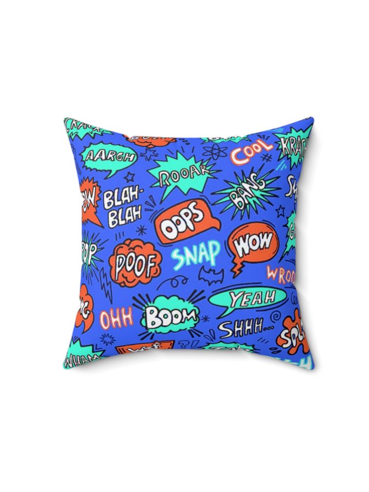 Spun Polyester Square Pillow