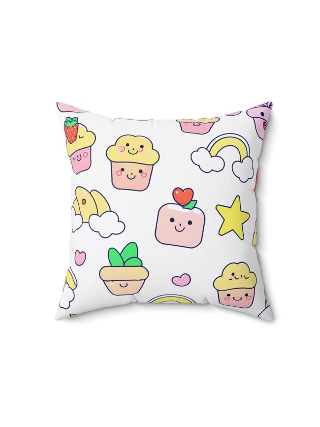 Spun Polyester Square Pillow
