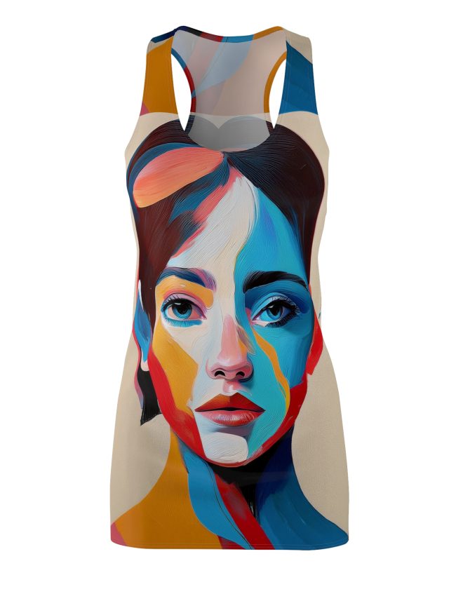 Women's Cut & Sew Racerback Dress (AOP)