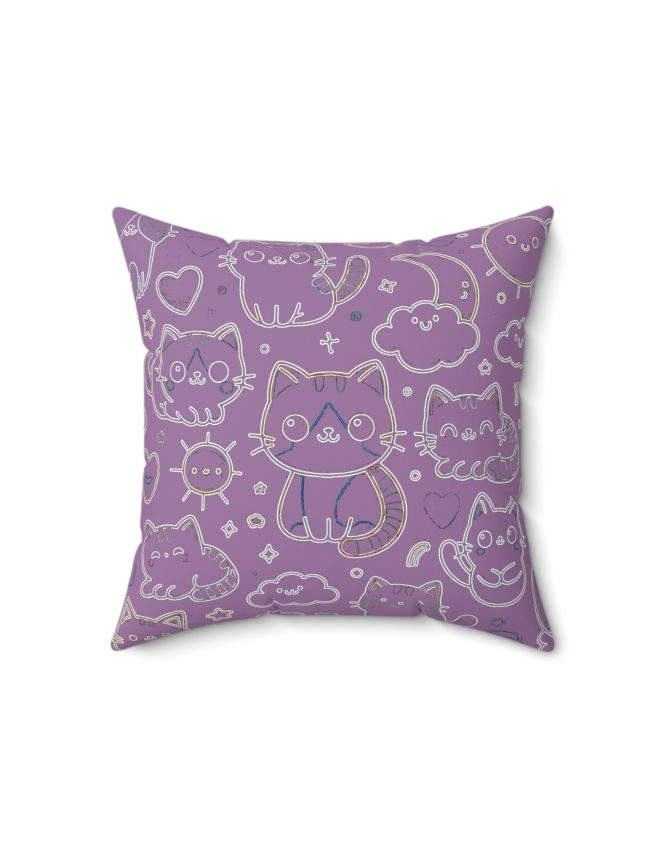 Spun Polyester Square Pillow
