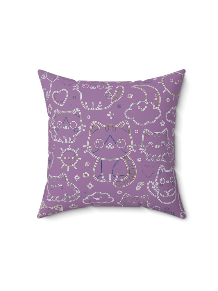 Spun Polyester Square Pillow