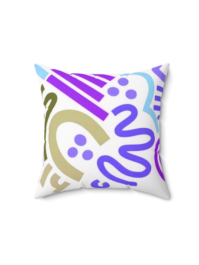 Spun Polyester Square Pillow