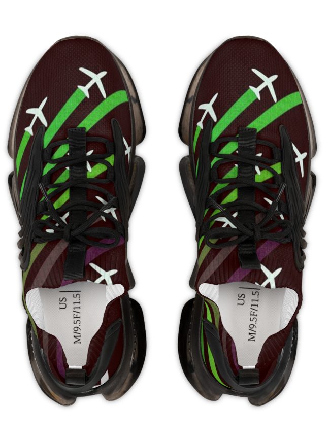 Trendy Men's Mesh Sneakers with Colorful Accents, Casual Footwear for Everyday Wear, Stylish Sneakers for Men, Gift for Holidays