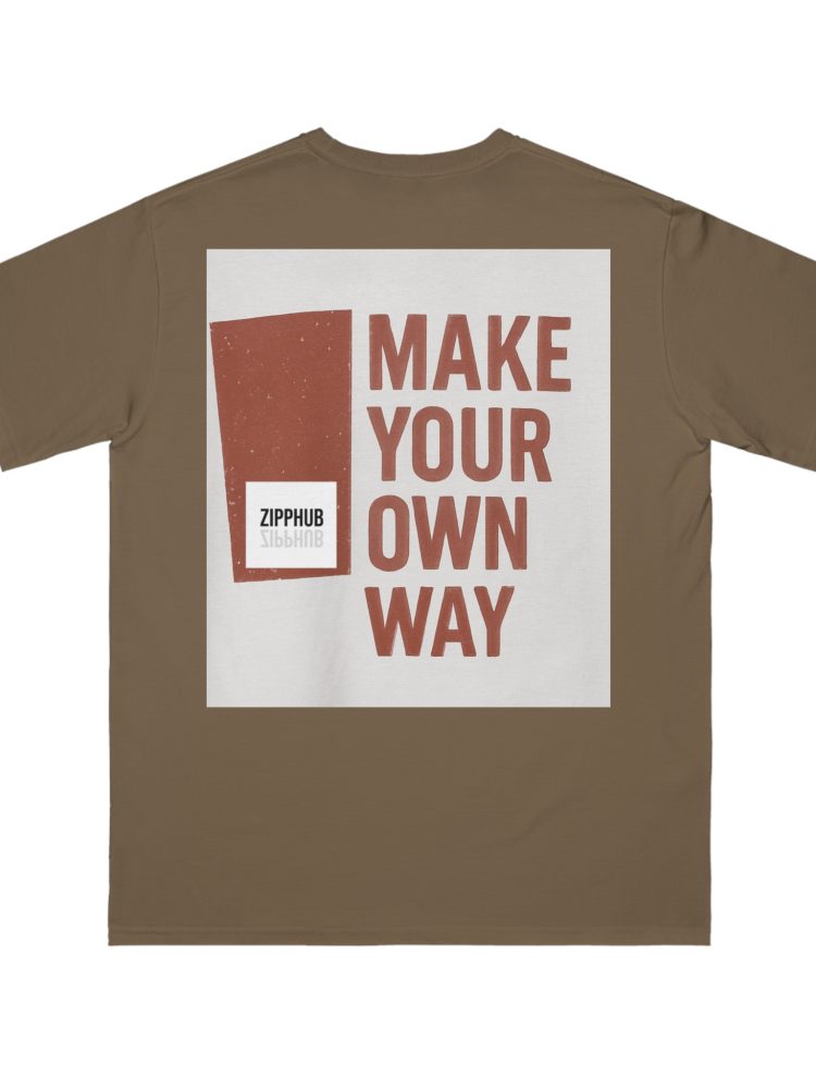 Motivational Organic Unisex Classic T-Shirt - Live in Motion & Make Your Own Way