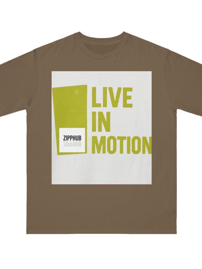 Motivational Organic Unisex Classic T-Shirt - Live in Motion & Make Your Own Way
