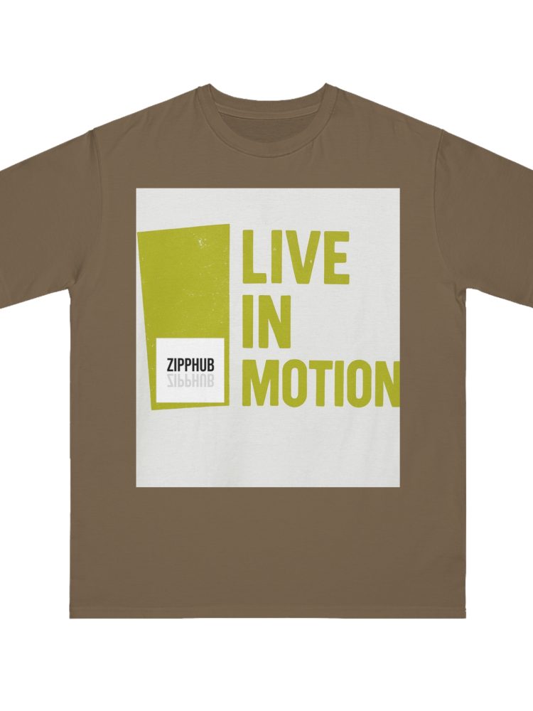 Motivational Organic Unisex Classic T-Shirt - Live in Motion & Make Your Own Way