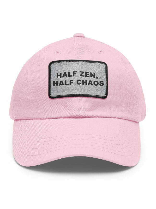 Half Zen Half Chaos Dad Hat, Casual Cap for Relaxed Vibes, Gift for Fathers Day, Trendy Men's Hat, Everyday Style Accessory