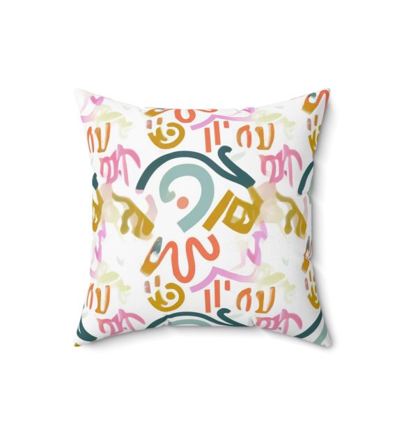 Spun Polyester Square Pillow - Image 4