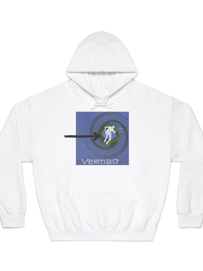 Unisex Vertigo Graphic Hoodie, Cozy Sweatshirt, Casual Wear, Perfect Gift for Her or Him, Occasional Wear for Chill Days