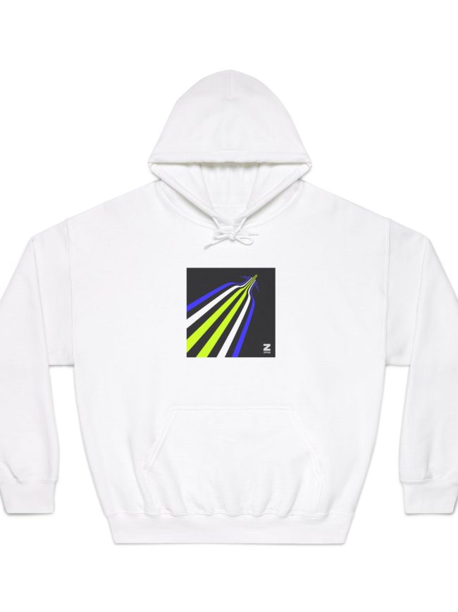 Vibrant Striped Unisex Hoodie - Cozy Sweatshirt for Everyday Wear, Gifts for Friends, Retro Style, Streetwear, Colorful Fashion