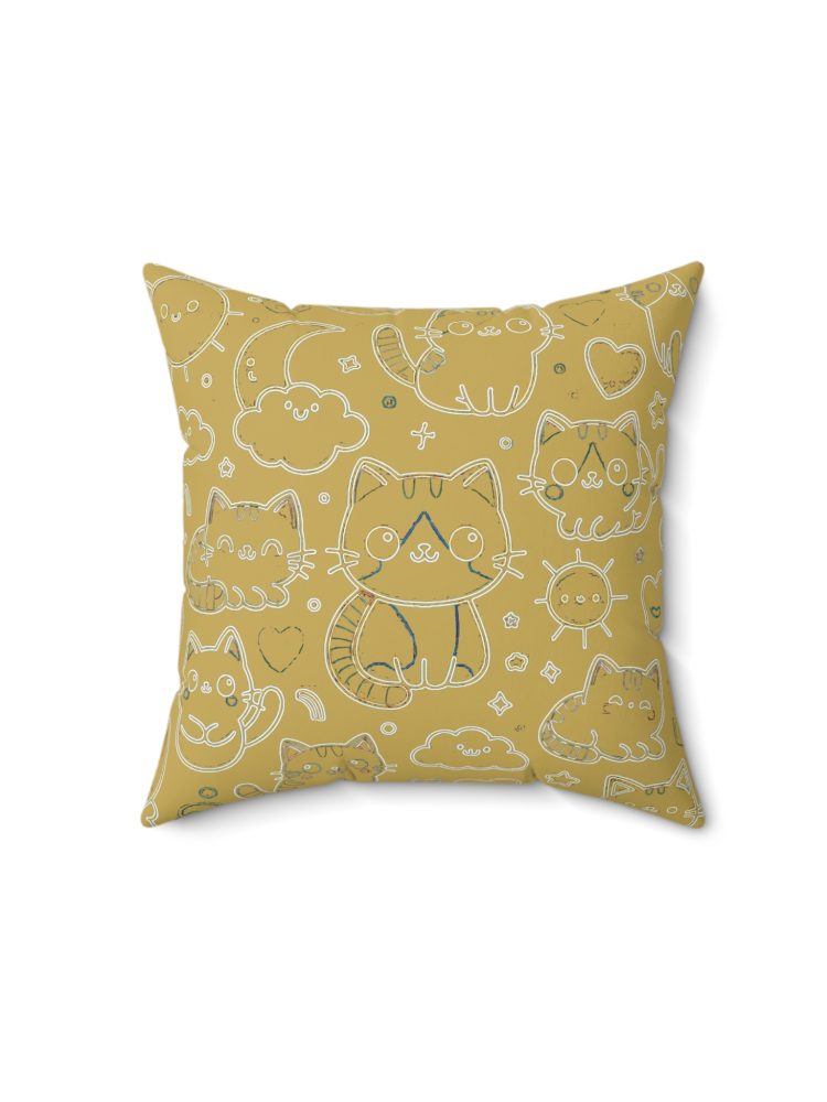 Spun Polyester Square Pillow