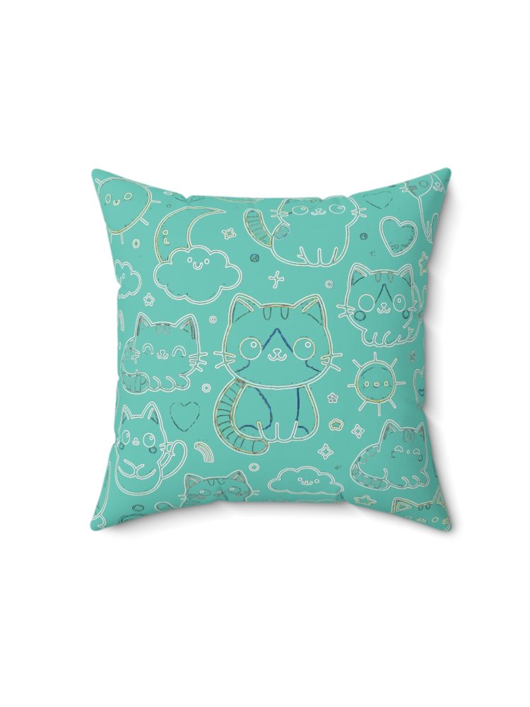 Spun Polyester Square Pillow