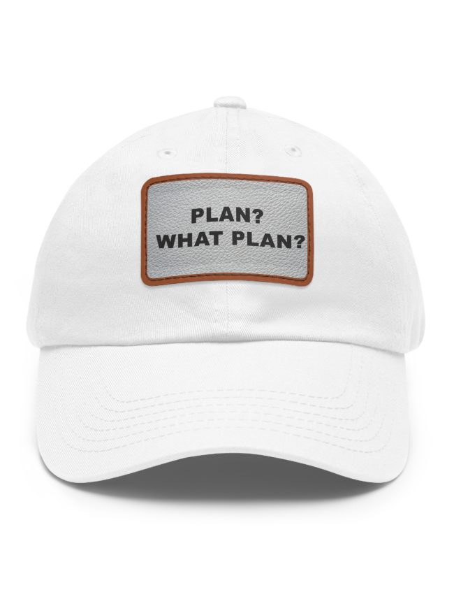 Casual Dad Hat with Leather Patch - Fun Gift for Dads, Birthday, Father's Day, Relaxed Style, Outdoor Adventures, Summer Fun