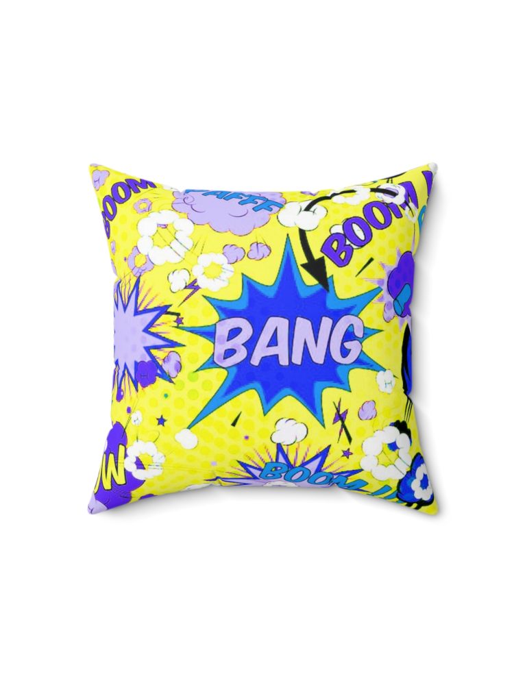 Spun Polyester Square Pillow