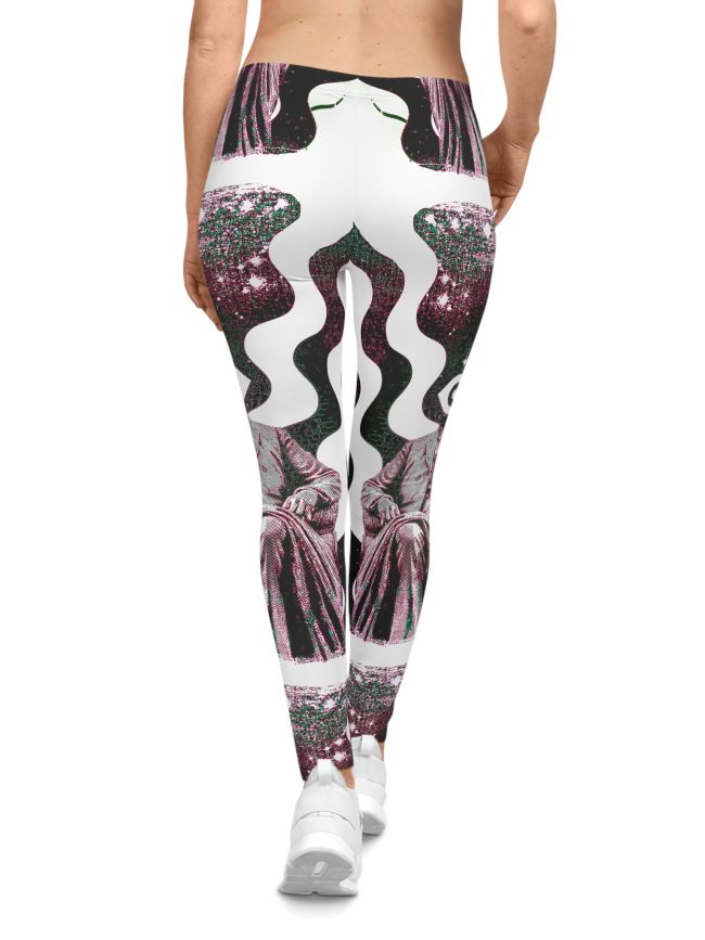 Stylish Women's Casual Leggings with Abstract Art, Fashion Leggings, Everyday Wear, Active Lifestyle, Unique Gift Idea, Leggings for Women