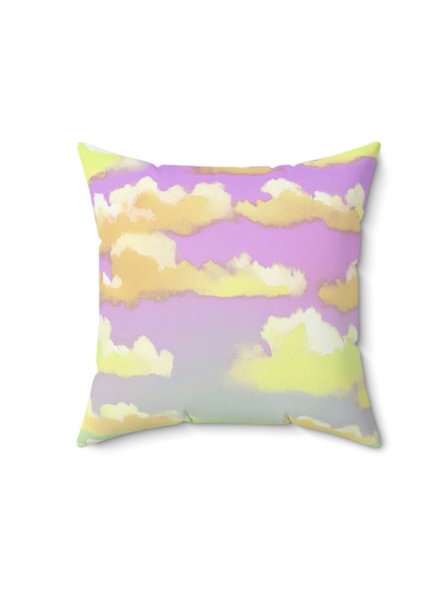 Spun Polyester Square Pillow