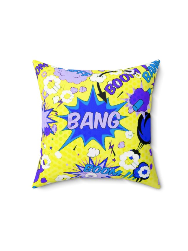 Spun Polyester Square Pillow