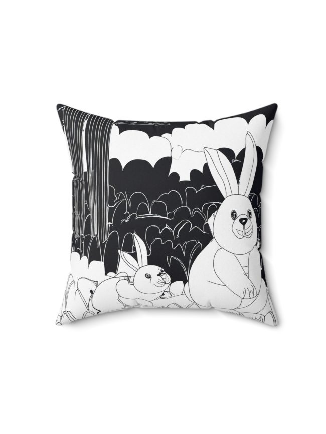 Spun Polyester Square Pillow