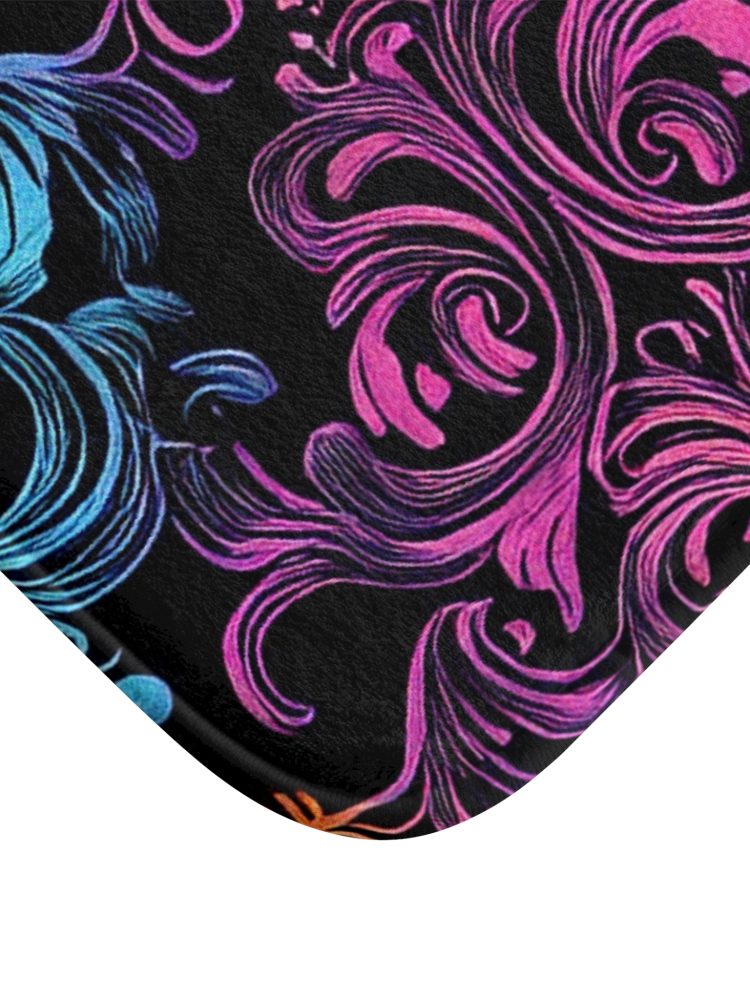 Elegant Colorful Swirl Bath Mat - Luxury Home Décor for Stylish Bathrooms