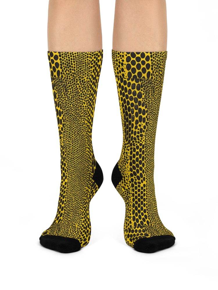 Bold Patterned Cushioned Crew Socks - Fun, Cozy Gift for Fashion Lovers, Casual Wear, Daily Comfort, Sock Gift Sets, Statement Socks, [...]