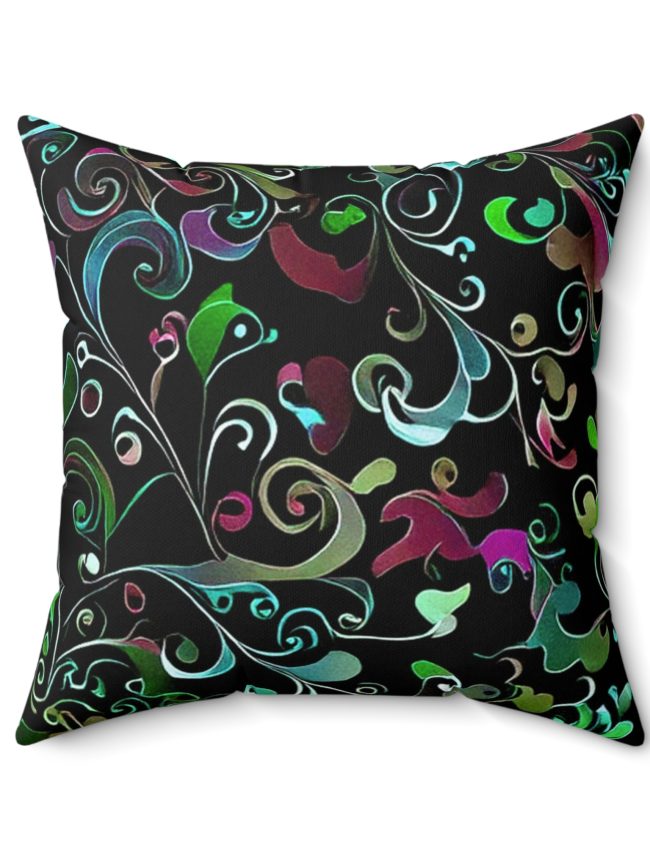 Spun Polyester Square Pillow