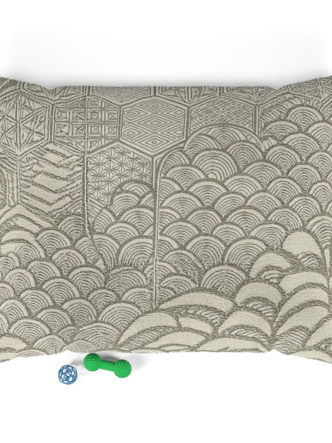 Cozy Decorative Pet Bed with Waves Design for Stylish Pets